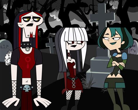 goth girl total drama.